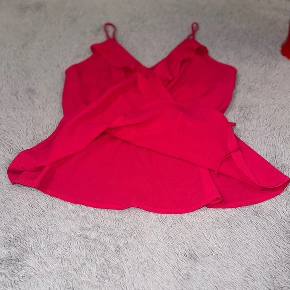 Hot pink babydoll top - Picture 5 of 10